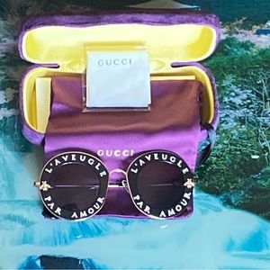 Gucci Round Sunglasses L’AVEUGLE PAR ARMOUR